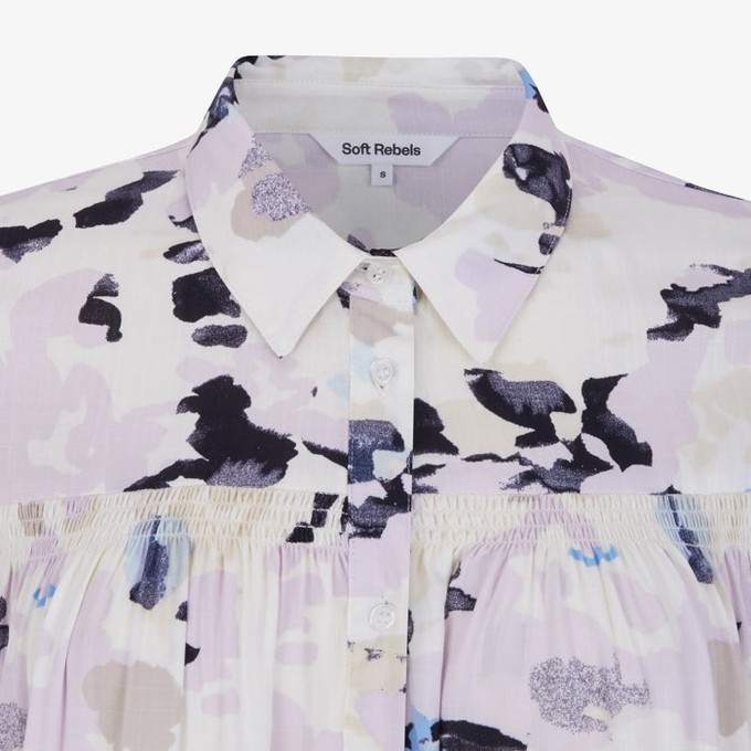 Shirt Jurk Remi | Soft Rebels | Lila Blauw from WhatTheF