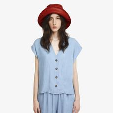 Shirt Diana | Rita Row | Blauw via WhatTheF