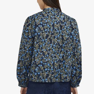 Organic Cotton Briella Shirt | Soft Rebels | Blauw from WhatTheF