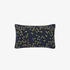Kussen Audrey Navy & Olijf | Palais | Blauw via WhatTheF
