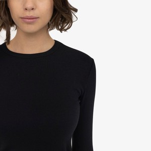 Rib Top Fenja | Soft Rebels | Zwart from WhatTheF
