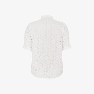 Broderie Blouse Marine | Soft Rebels | Wit from WhatTheF
