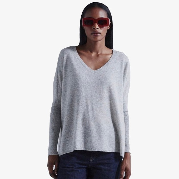 Cashmere Sweater Camille | Absolut Cashmere | Grijs from WhatTheF