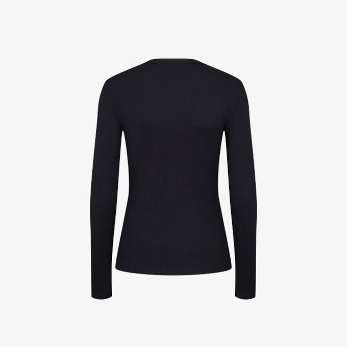 Rib Top Fenja | Soft Rebels | Zwart from WhatTheF