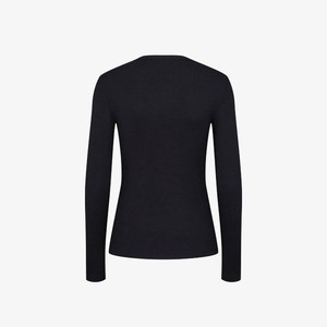 Rib Top Fenja | Soft Rebels | Zwart from WhatTheF