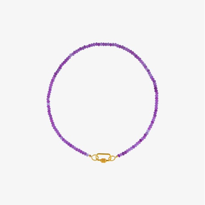 Ketting Purple Jade | I Am Jai | Paars from WhatTheF