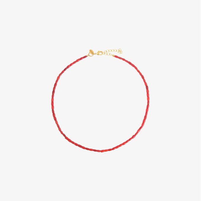 Ketting Coral | I Am Jai | Rood from WhatTheF