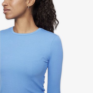 Rib Top Fenja | Soft Rebels | Blauw from WhatTheF