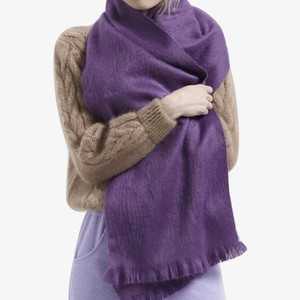 Alpaca Sjaal Slim | Alpaca Loca | Paars from WhatTheF