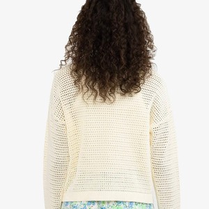 Crochet Sweater Maren | Soft Rebels | Off white from WhatTheF