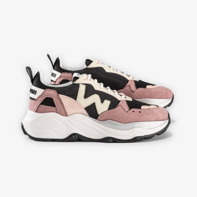 Vegan Sneaker Futura Nature Lux | Womsh | Roze from WhatTheF