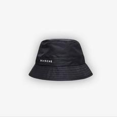 Bucket Hat | Blanche | Zwart via WhatTheF