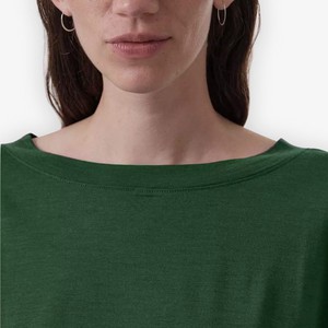 Wollen Boothals Top | Lanius | Groen from WhatTheF