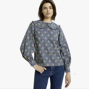 Blouse V&A Millefleur | People Tree | Blauw from WhatTheF