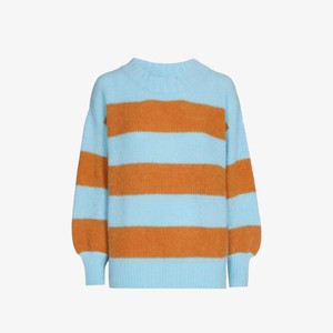 Gestreepte Sweater Ziggy | Gloria!Gloria! | Blauw Caramel from WhatTheF