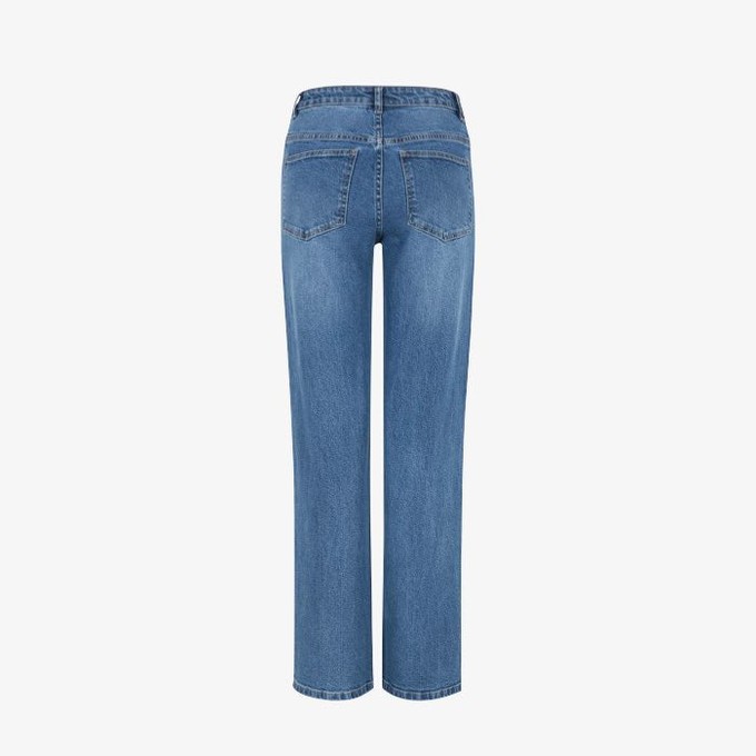 Straight Jeans Willa | Soft Rebels | Blauw from WhatTheF