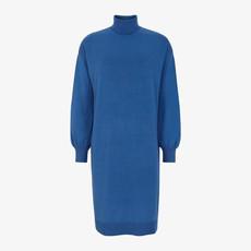 Loose Fit Midi Jurk met Kol Fenja | Soft Rebels | Blauw via WhatTheF