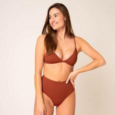 Capri Triangle Top - spice via Woodlike Ocean