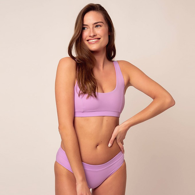 Anais Top - reversible pink / lilac from Woodlike Ocean