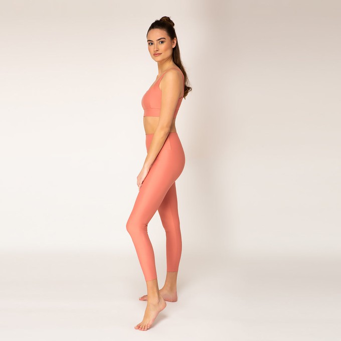 High Waist Leggings - peach from Woodlike Ocean