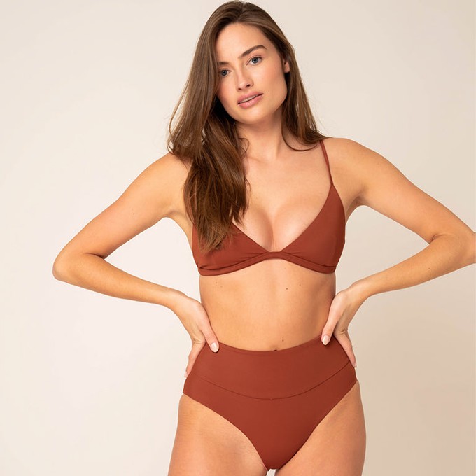 Capri Triangle Top - spice from Woodlike Ocean