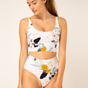 Emee High Waist - reversible ocean / orchid from Woodlike Ocean