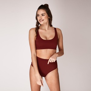 AYA High waist - reversible blue / wine from Woodlike Ocean