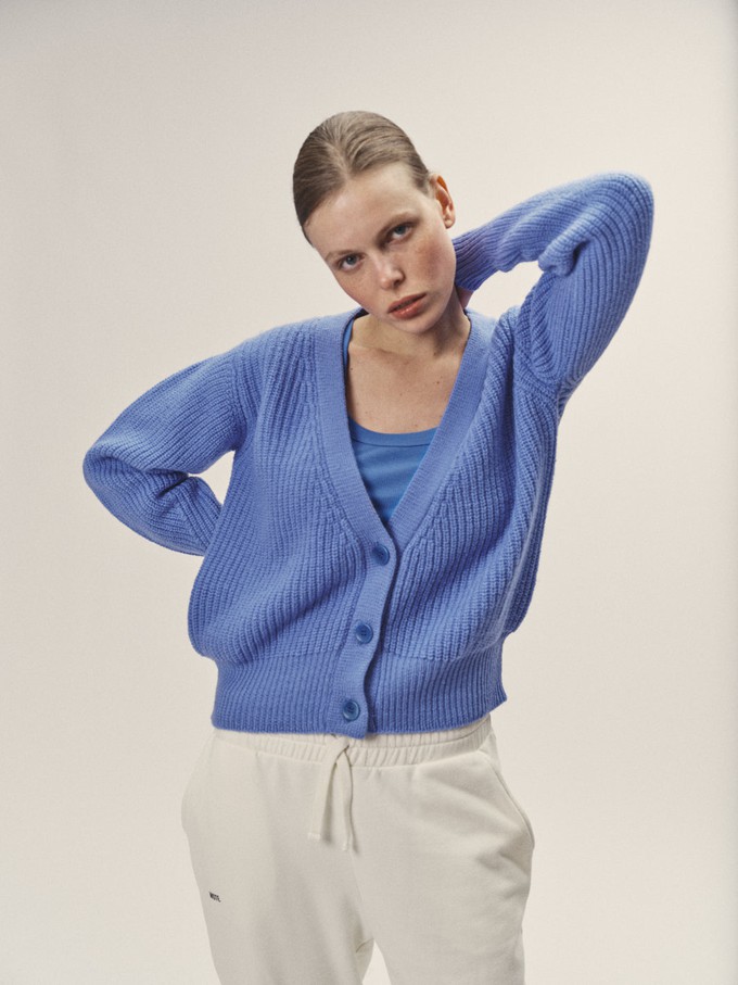 Strick Cardigan aus nachhaltiger Merino Wolle from WOTE