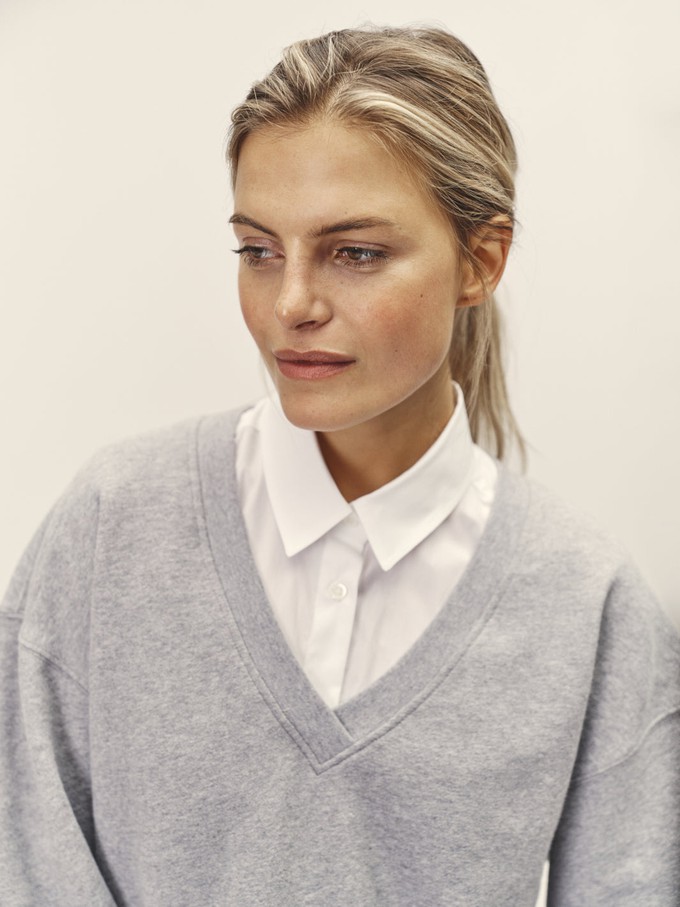 Oversized Bluse aus Organic Cotton from WOTE