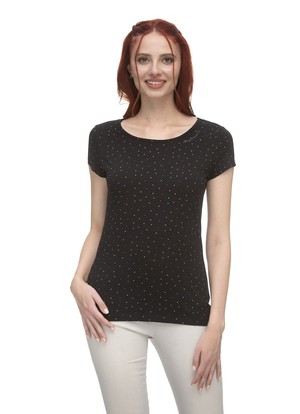 Ragwear | t-shirt dots multicolour zwart from WWen