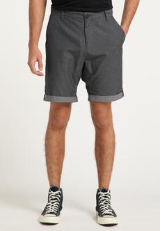 Ragwear | korte broek shorts liny donkergrijs via WWen