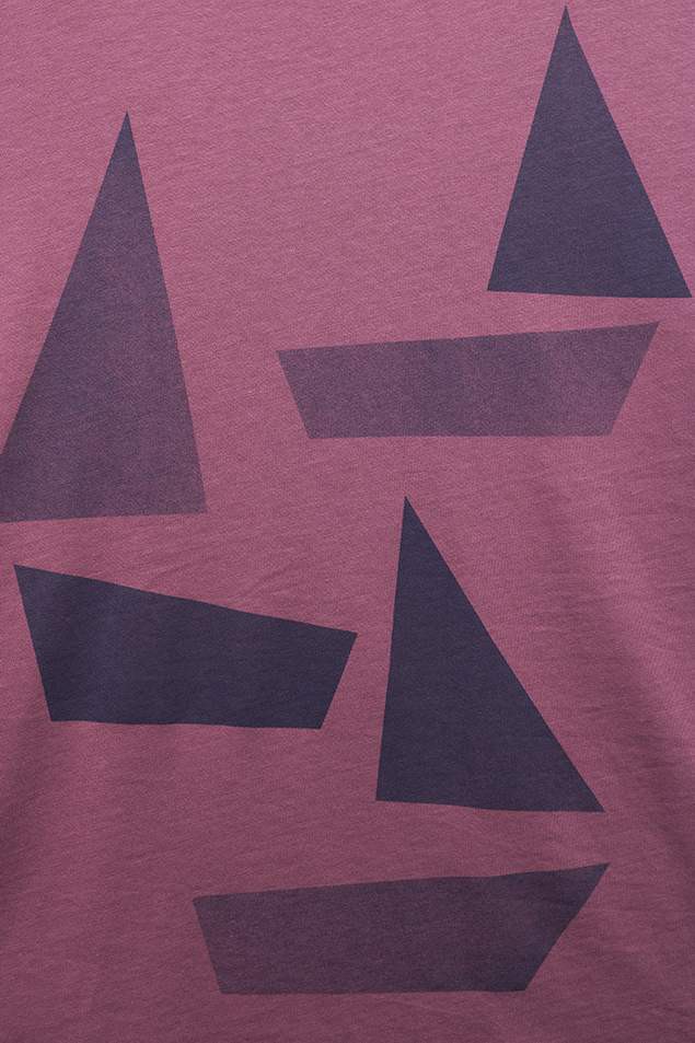 Päälä | t-shirt sailing blocks mauve pink from WWen