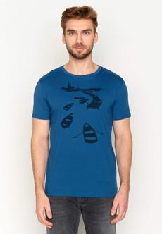 Greenbomb | t-shirt row boat surf blue via WWen