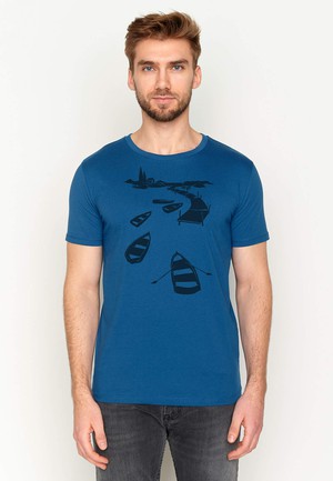 Greenbomb | t-shirt row boat surf blue from WWen