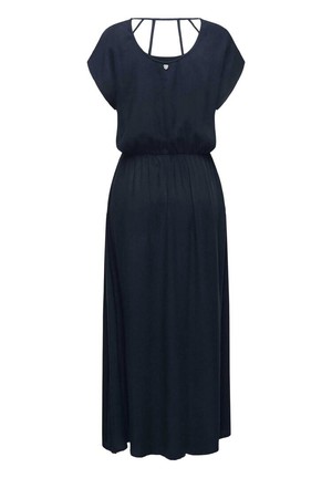 Ragwear | lange jurk lalline navy met rugdetail from WWen