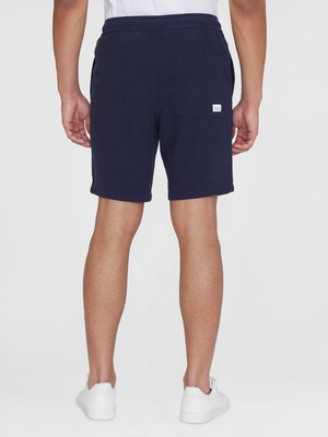 Knowledge Cotton Apparel | shorts crushed cotton navy from WWen