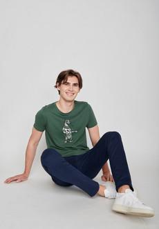 Greenbomb | t-shirt otter met gitaar groen via WWen