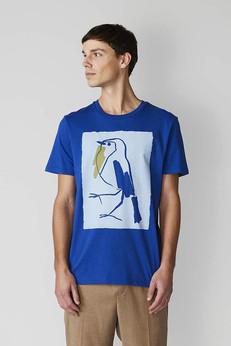 Päälä | t-shirt robin royal blue via WWen