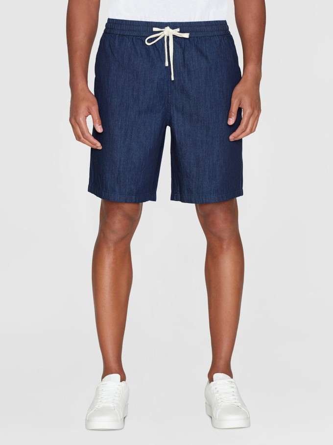 Knowledge Cotton Apparel | casual shorts denim indigo from WWen