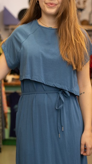 Ragwear | jurk crop-topstijl altmea indigo lichtblauw from WWen