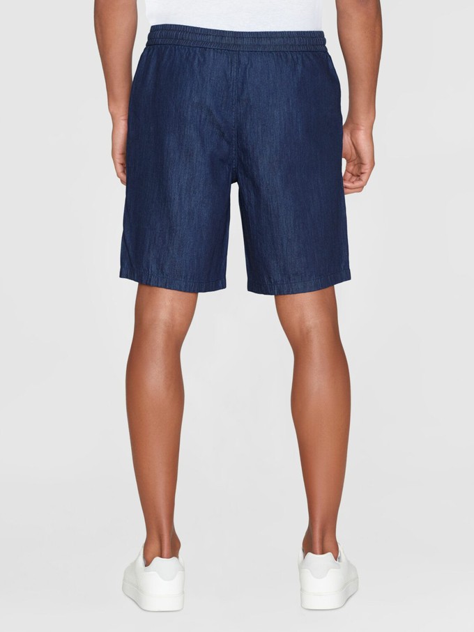 Knowledge Cotton Apparel | casual shorts denim indigo from WWen