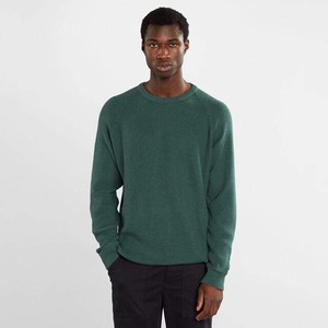 Dedicated | sweater katoengebreid karlskrona groen from WWen