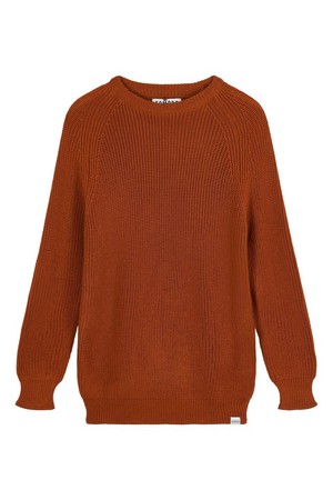 Komodo | merinowollen sweater sergio tobacco oranje from WWen