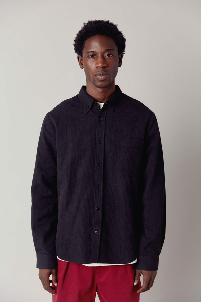 Komodo | overhemd met structuur spectre zwart from WWen