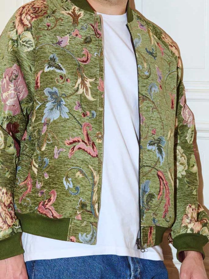 Bruno Reversible Bomber Jacket garden/wine from Yahmo