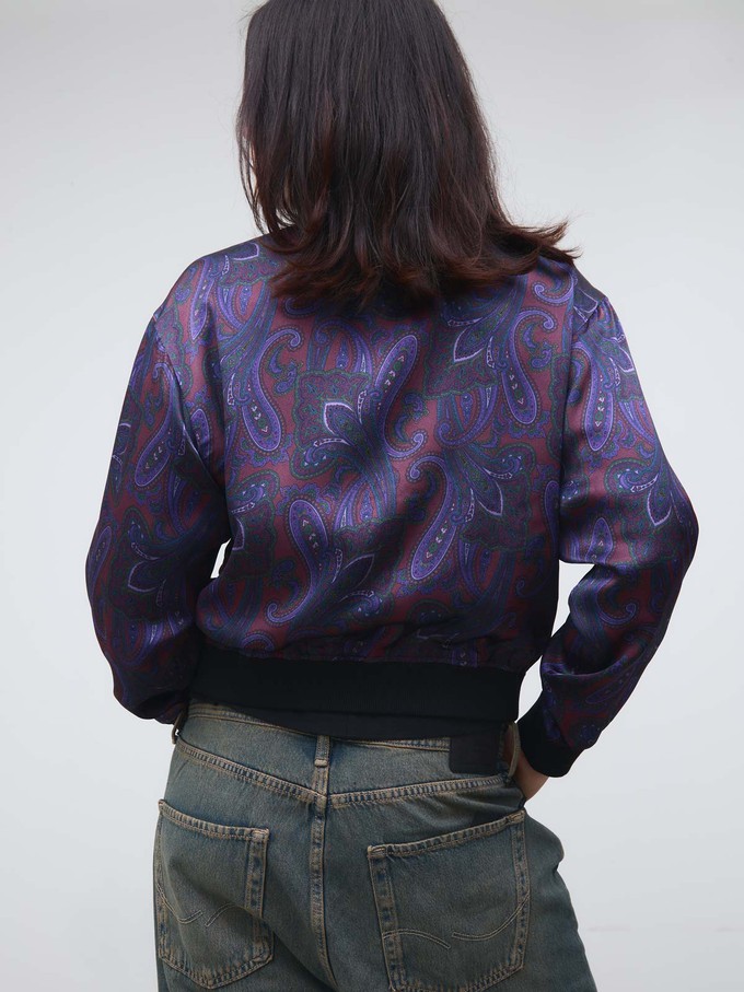 Lene Reversible Bomber Jacket orchid/black from Yahmo