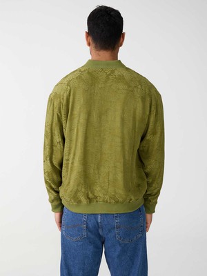 Fred Reversible Bomber Jacket moss/black from Yahmo