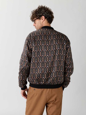 Oskar Reversible Bomber Jacket metropolis/black from Yahmo