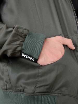 Laslo Reversible Bomber Jacket nouveau/pine from Yahmo