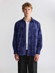 Hans Shirt Cobalt via Yahmo